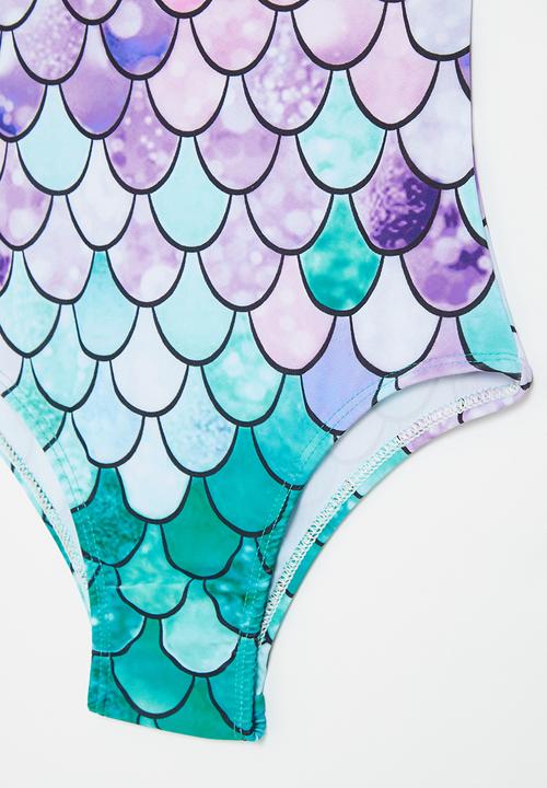 Rebel Republic - Girls printed one piece swimsuit - multi