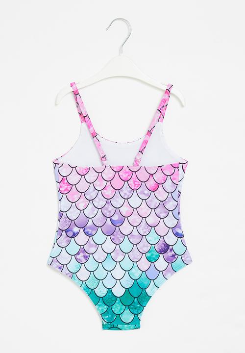 Rebel Republic - Girls printed one piece swimsuit - multi