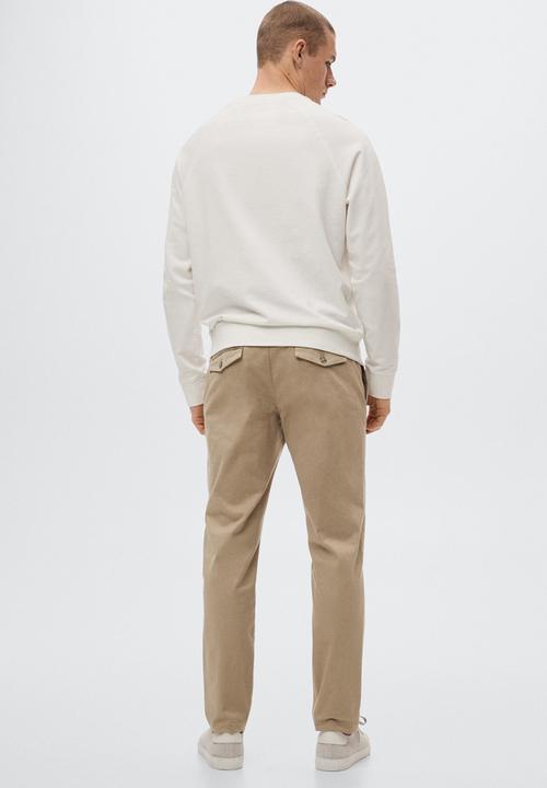 MANGO - Prato trouser - beige