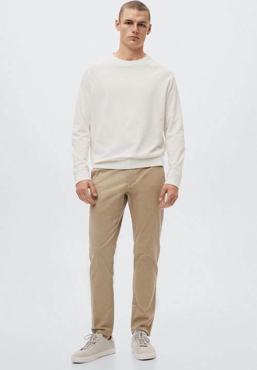 MANGO - Prato trouser - beige