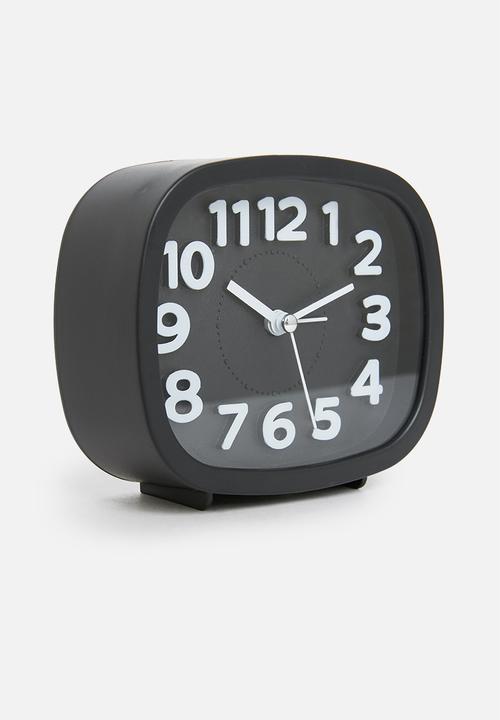 H&S - Alarm clock - black