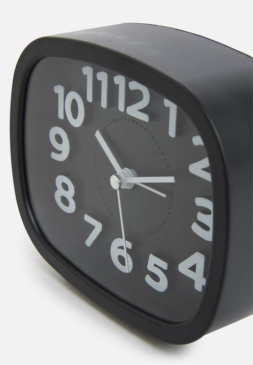 H&S - Alarm clock - black