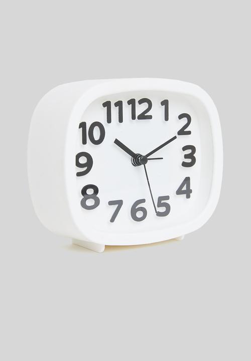 H&S - Alarm clock - white