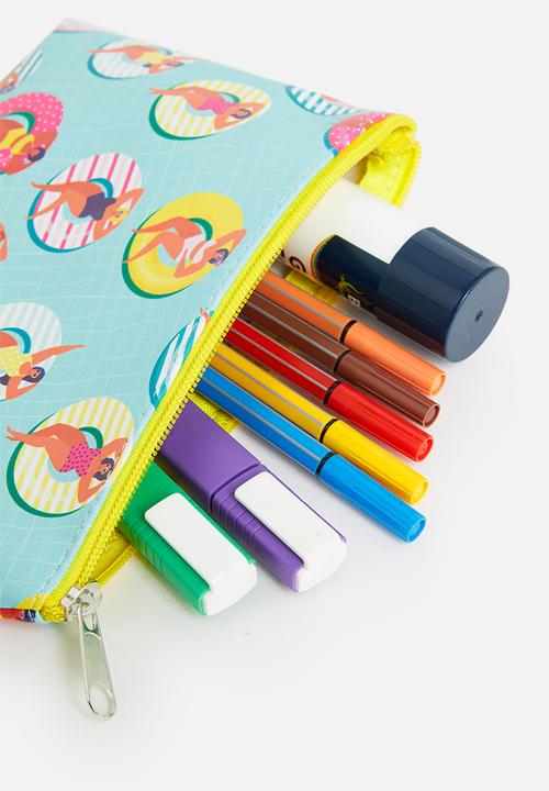 H&S - Pencil case - pool donuts