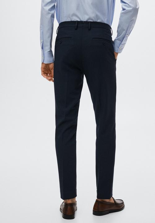 MANGO - Paulo smart trousers - navy