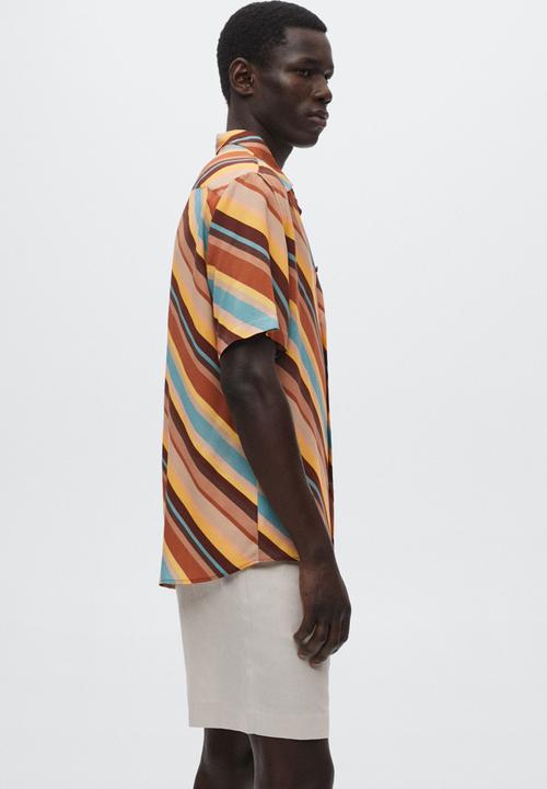 MANGO - Peniche shirt  - orange