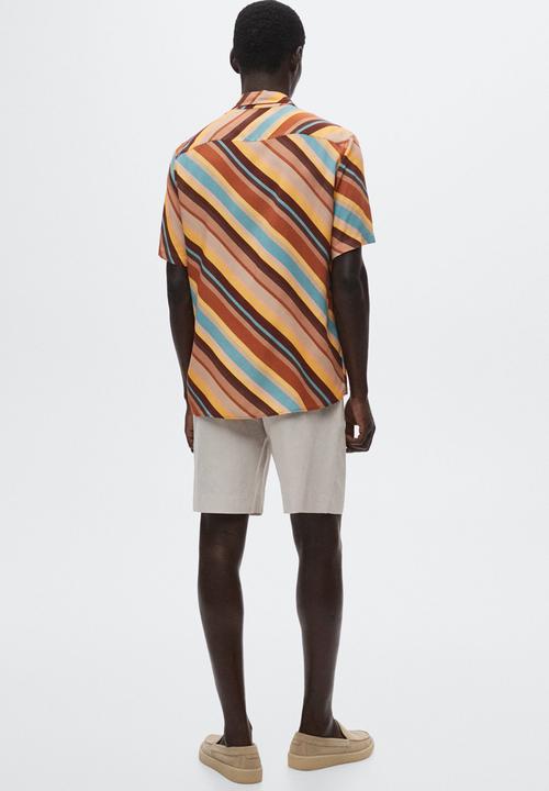 MANGO - Peniche shirt  - orange