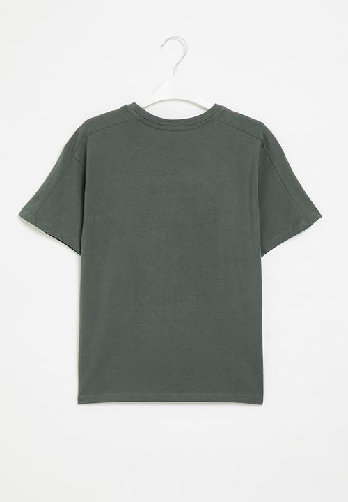 MANGO - T-shirt bahamas - charcoal