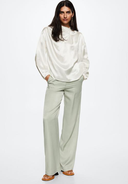 MANGO - Blouse nacar-a - white