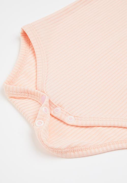 Pop Candy - Flutter sleeve babygrow - pink