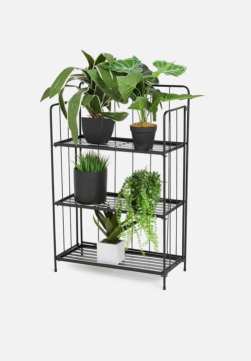 H&S - Silo plant rack-black