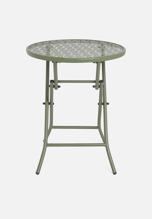 H&S - Rumi outdoor folding table-green