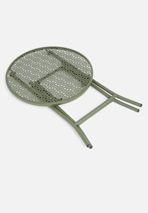 H&S - Rumi outdoor folding table-green