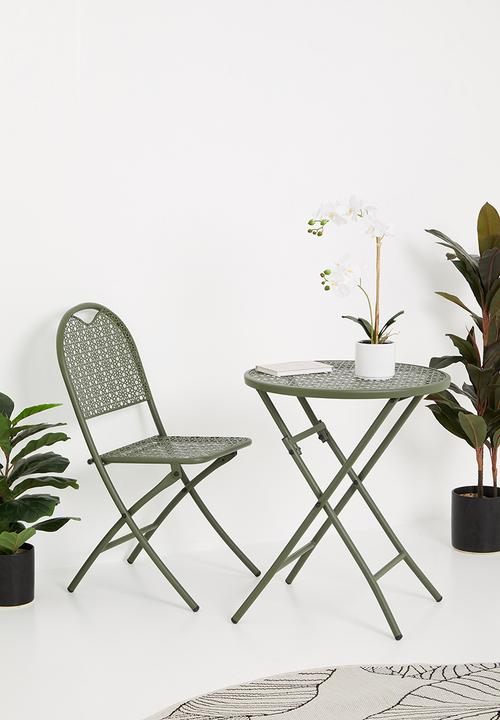 H&S - Rumi outdoor folding table-green
