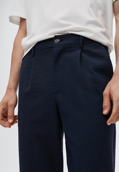 MANGO - Blanco trousers - navy