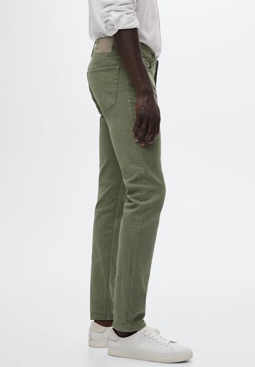 MANGO - Ibiza slim fit jean - khaki