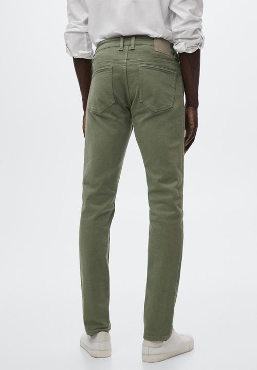 MANGO - Ibiza slim fit jean - khaki