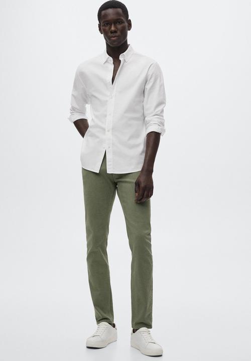 MANGO - Ibiza slim fit jean - khaki