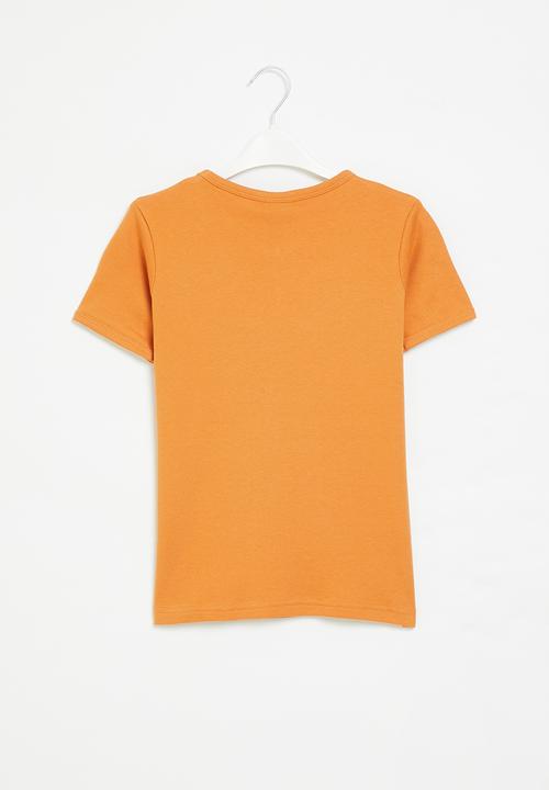 SOVIET - B bolt evo short sleeve muscle tee - pumpkin