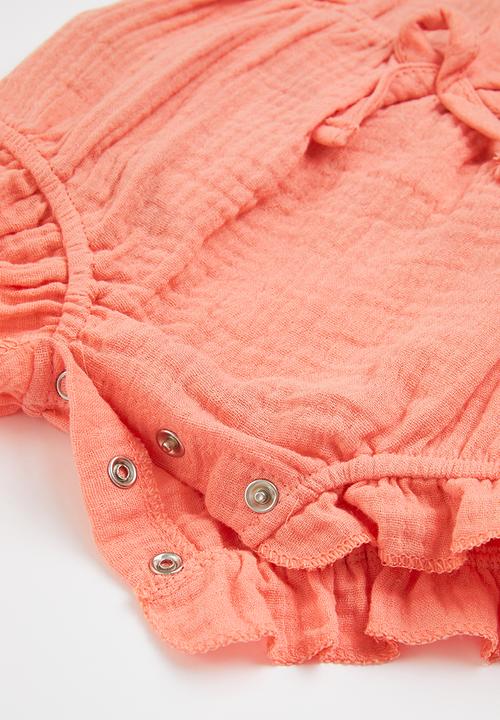 Pop Candy - Playsuit & headband set - coral