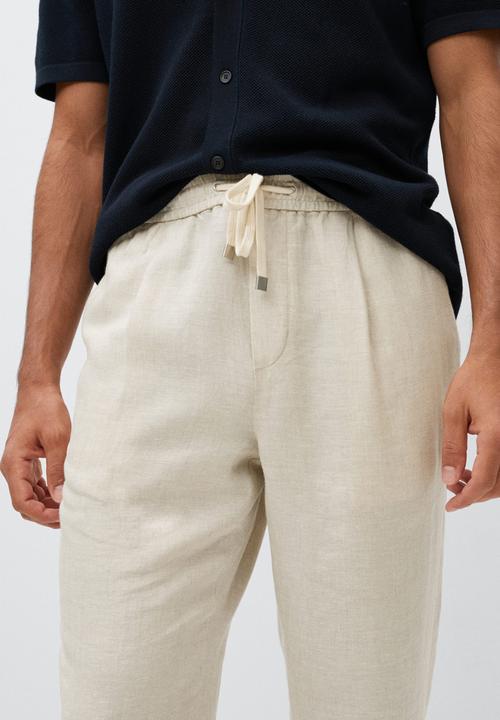 MANGO - Romelino pants - beige
