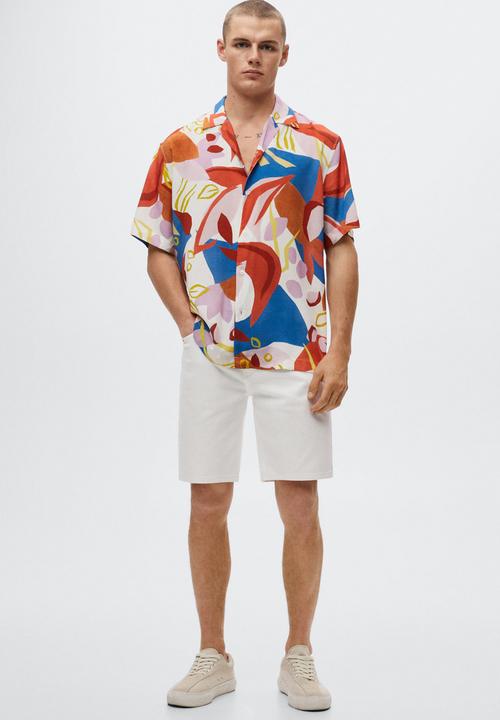 MANGO - Tamariu shirt  - beige