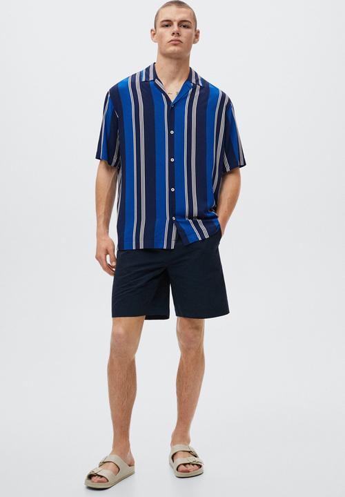MANGO - Vera shirt - navy