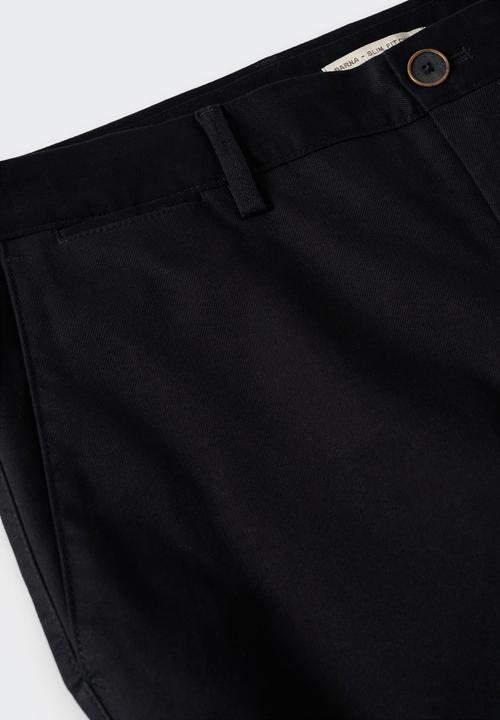 MANGO - Barna trouser - black