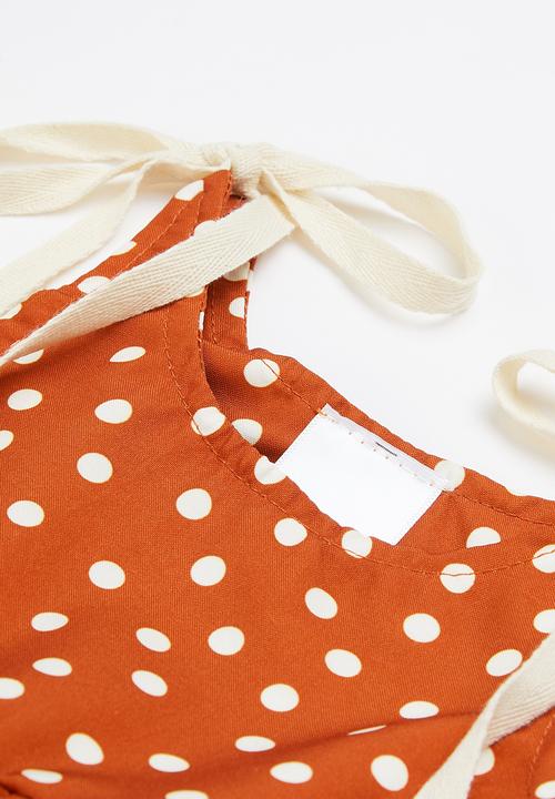 Pop Candy - Baby floral playsuit - brown