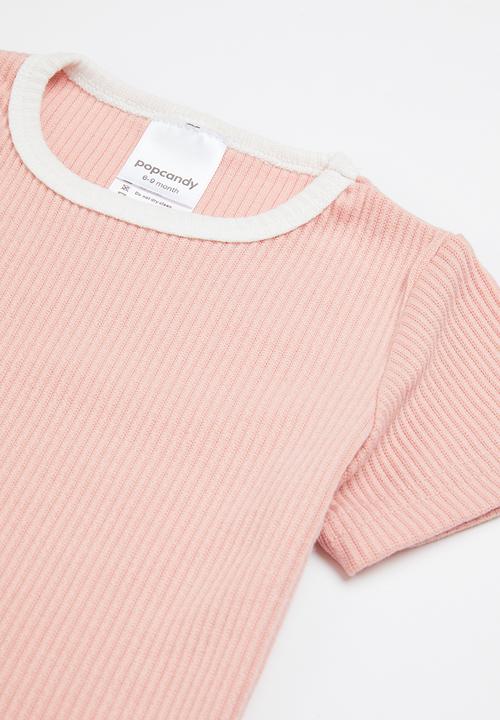 Pop Candy - Baby tee & shorts set - pink