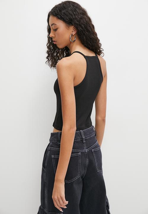 Blake - Graphic halter 2pack - black & white