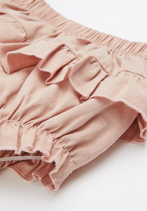 Pop Candy - Baby ruffle shorts - pink