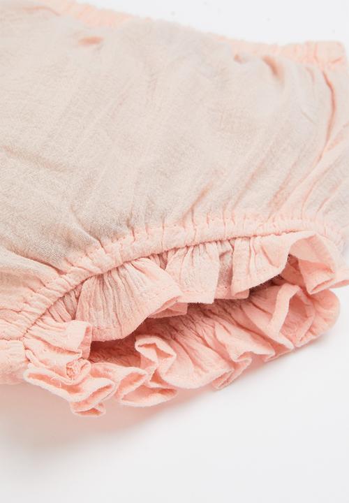 Pop Candy - Baby ruffle shorts - pink