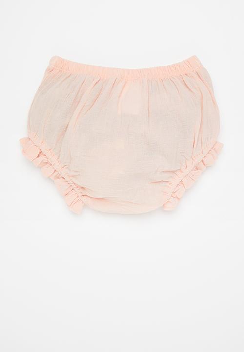 Pop Candy - Baby ruffle shorts - pink