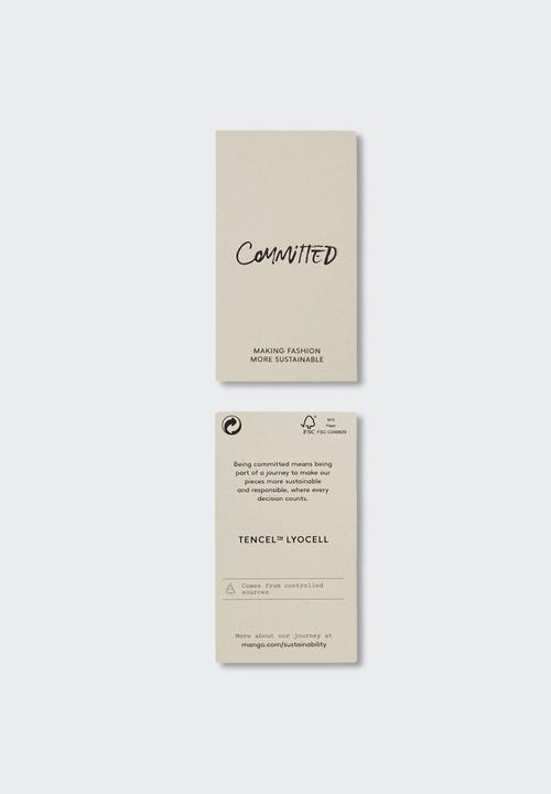 MANGO - Padul short sleeve shirt - light brown