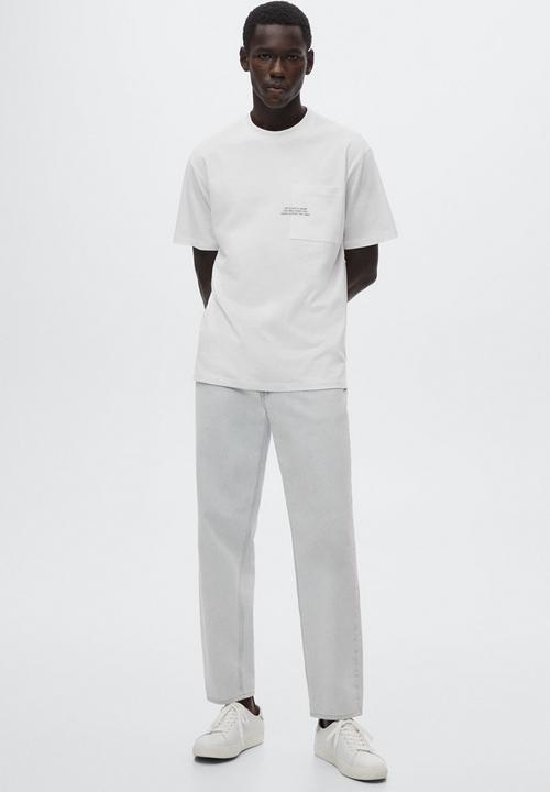 MANGO - Clavel relaxed t-shirt - white
