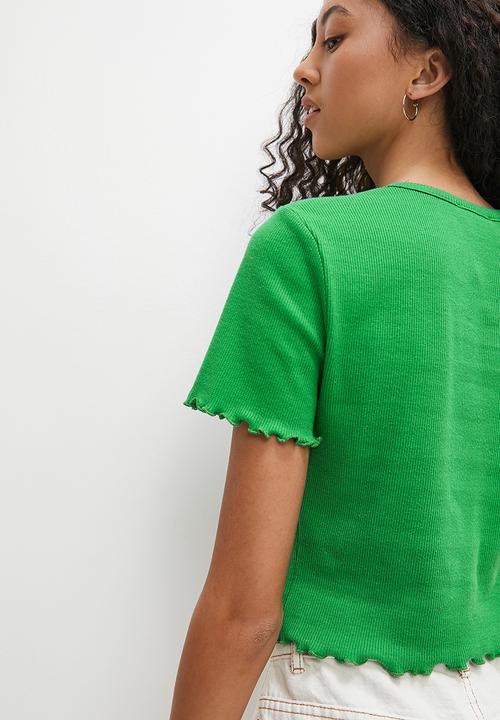 Blake - Baby tee - emerald