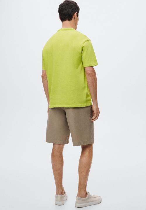 MANGO - Anouk relaxed T-shirt  - lime