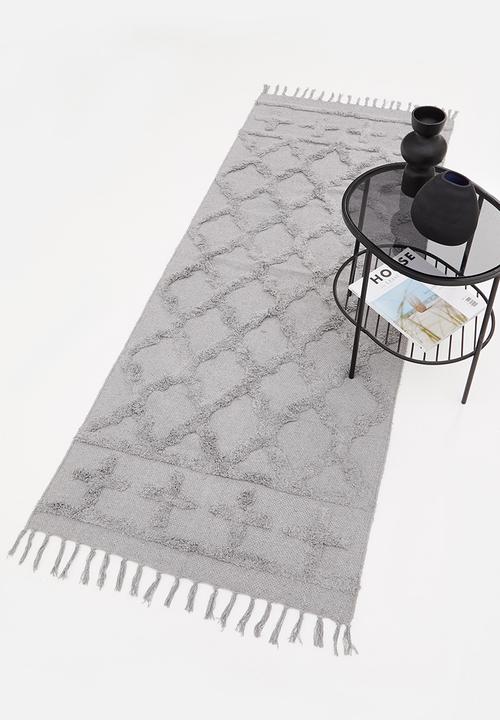 Sixth Floor - Shia tufted runner - grey