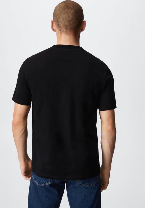 MANGO - Bellow t-shirt - black