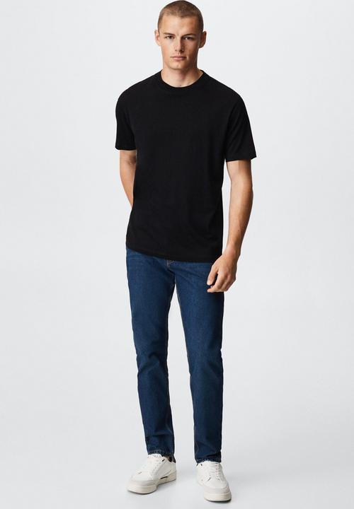 MANGO - Bellow t-shirt - black