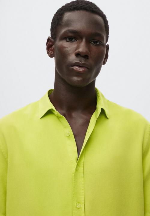 MANGO - Padul short sleeve shirt - lime