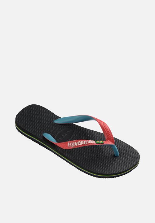 Havaianas - Brazil mix - black & ruby red