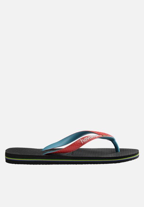 Havaianas - Brazil mix - black & ruby red