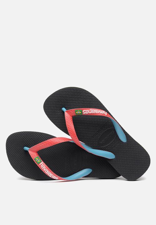 Havaianas - Brazil mix - black & ruby red