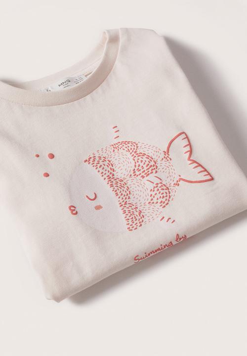 MANGO - T-shirt yummy - pink