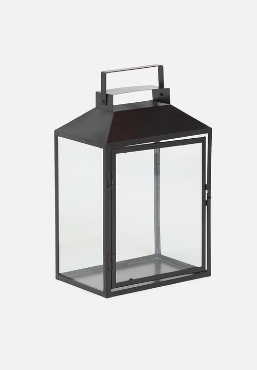 H&S - Metal lantern set of 3 - black