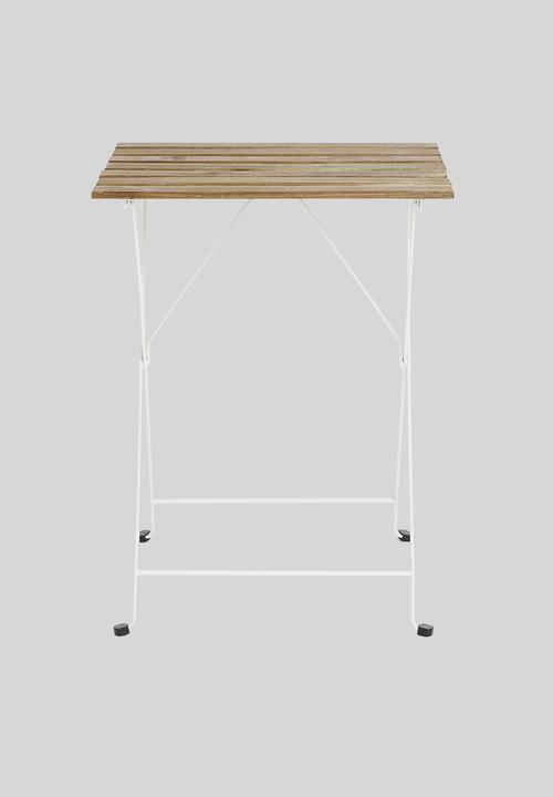 H&S - Siesta bistro set -white & natural
