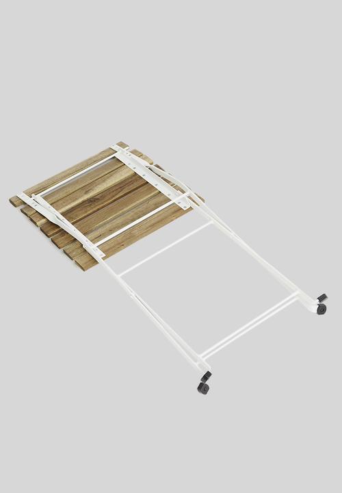 H&S - Siesta bistro set -white & natural