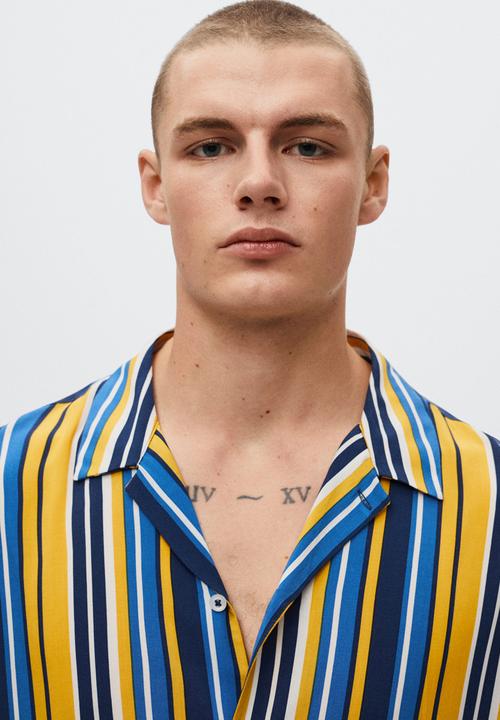 MANGO - Paraiso shirt - yellow